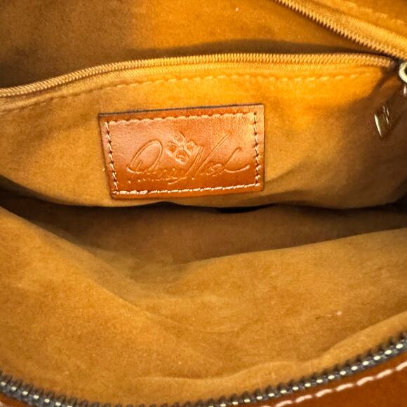 Patricia Nash Albi Convertible Backpack Tote Brown Leather Bag Minimalist